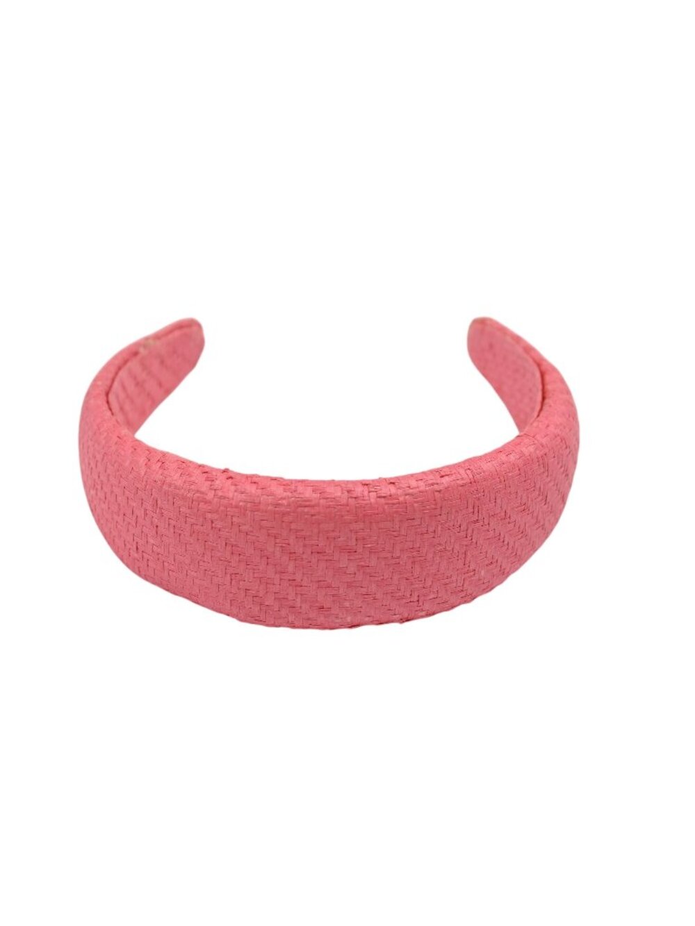 Maison OLA. Le Classique Round Headband in Woven Pink